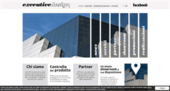 Desktop Screenshot of executivedesign.it